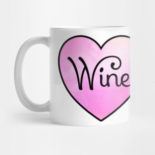 Wine Heart Mug